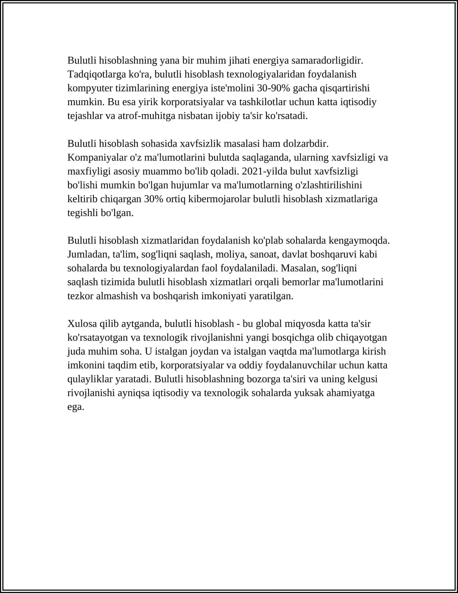 Bulutli hisoblash tushunchasi 4