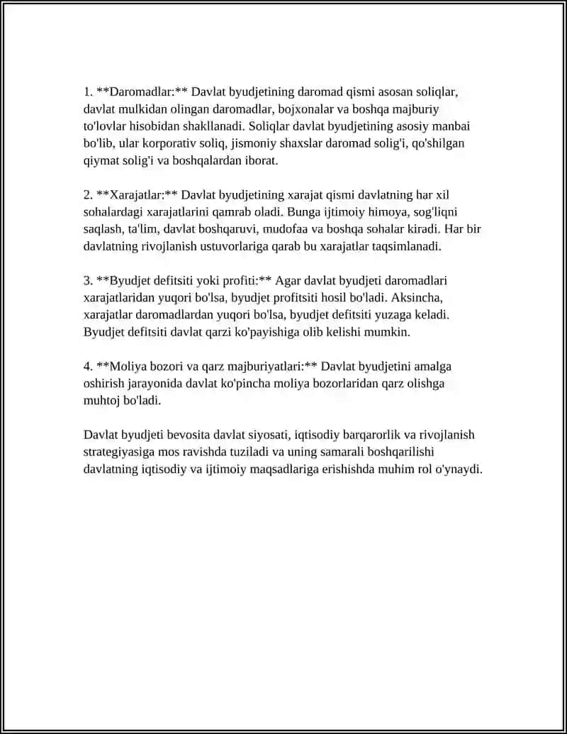 DAVLAT BYUDJETI TUSHUNCHASI VA UNING TUZILMASI 4