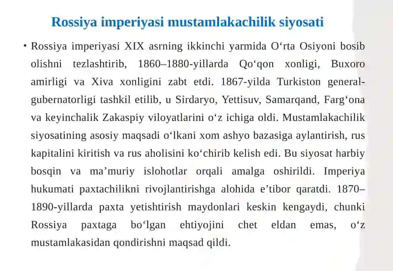 XIX asr Turkiston o‘lkasi xalq harakatlari 4