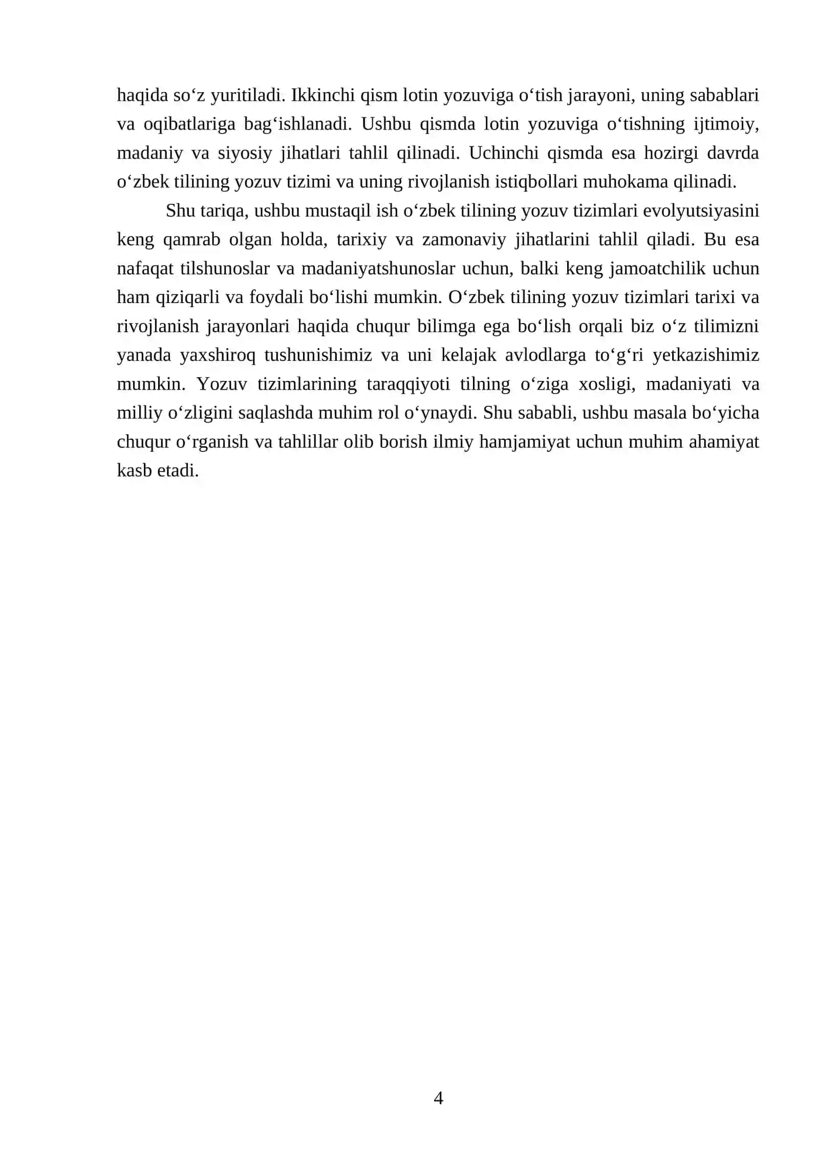 Oʻzbek tilining yozuv tizimlari taraqqiyoti 4