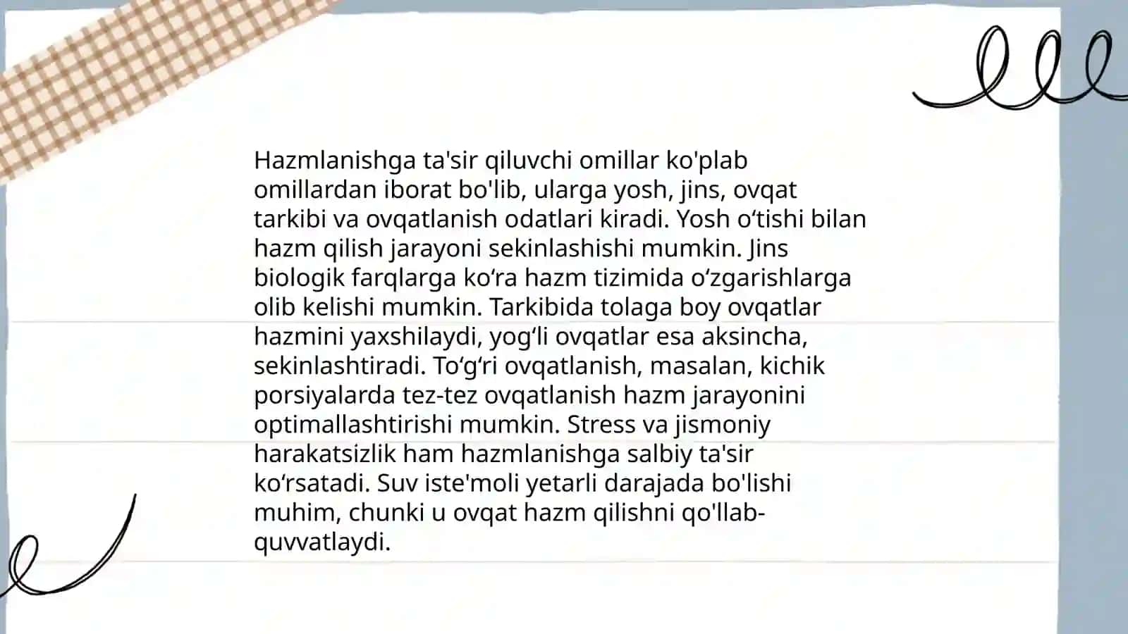 Hazmlanish jarayonining nazorat usullari 4