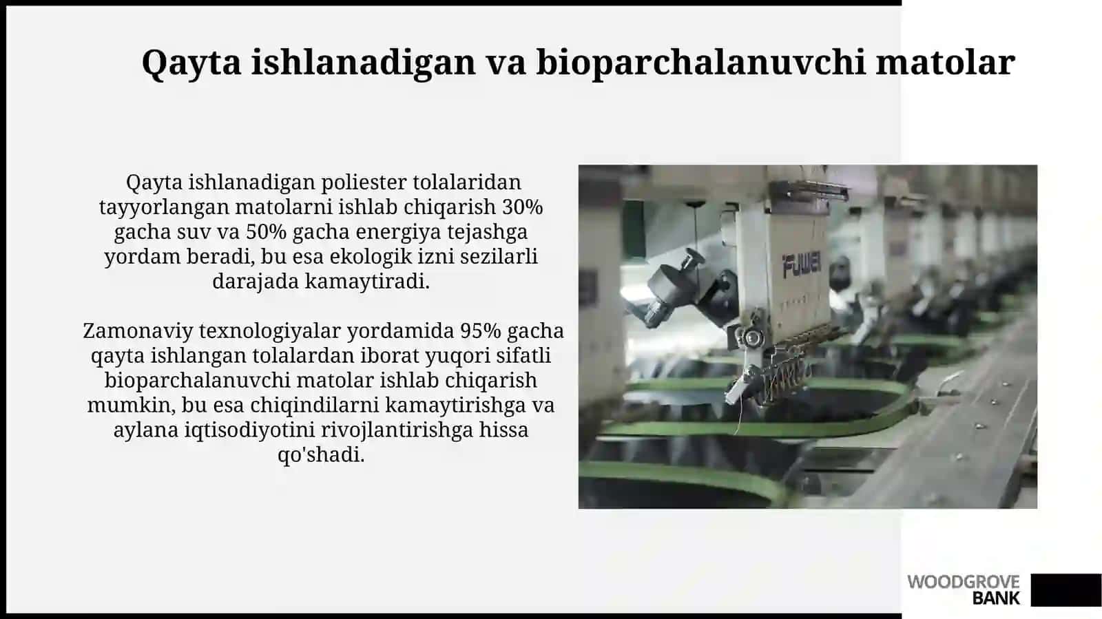 Blockchain texnologiyalari to'qimachilik sanoatida 4