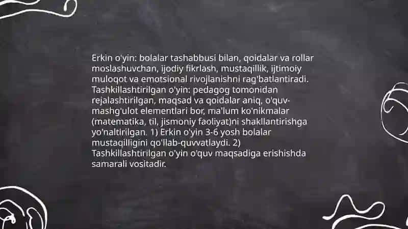 Maktabgacha ta'limda o'yin va uning turlari 4