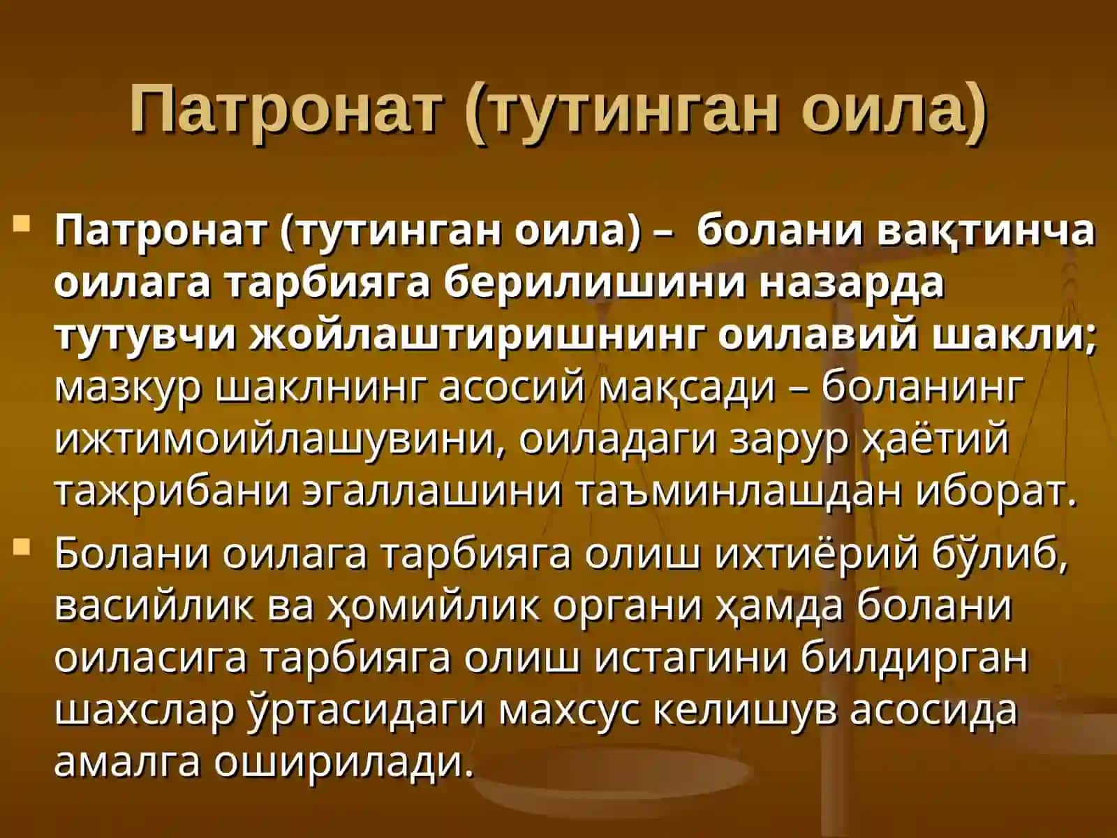 Ўзбекистонда болаларни жойлаштиришнинг муқобил шакллари 4