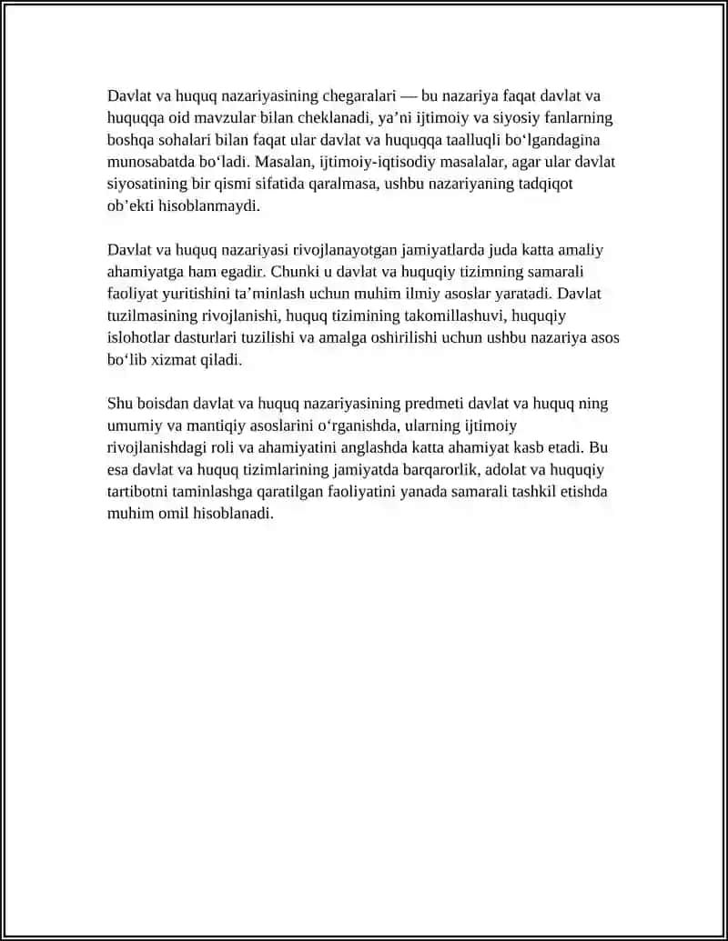 DAVLAT VA HUQUQ NAZARIYASINING PREDMETI VA OZIGA HOS HUSUSIYATLARI 4
