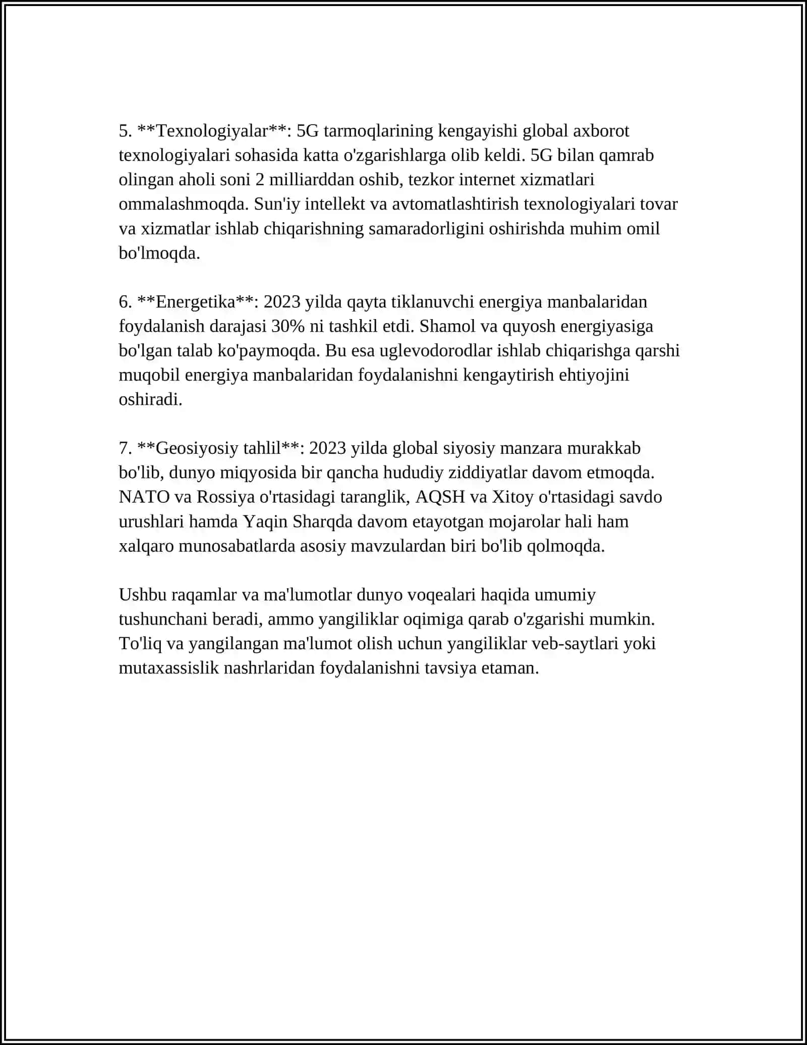 ARTICLES 4