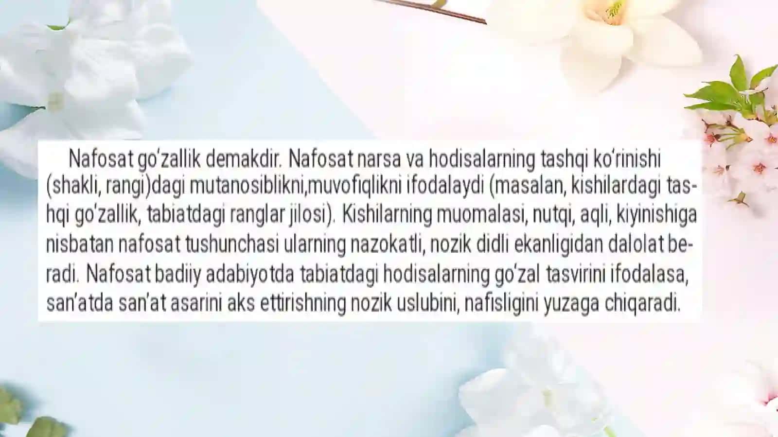 Boshlangʻich sinf oʻquvchilariga nafosat tarbiyasini berishda pedagogik etika 4