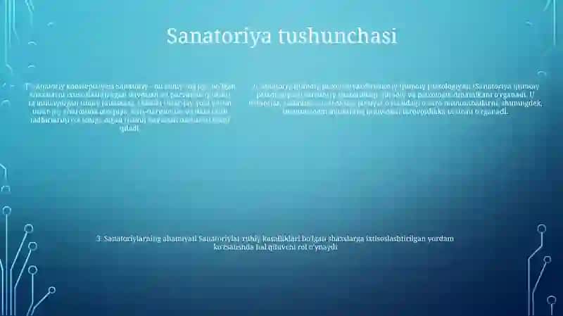 Sanatorium Ijtimoiy Psihologiyasi 4