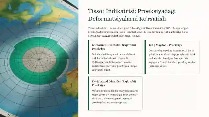 Kartografik Proeksiyalar Xatolik Xususiyatlari 4