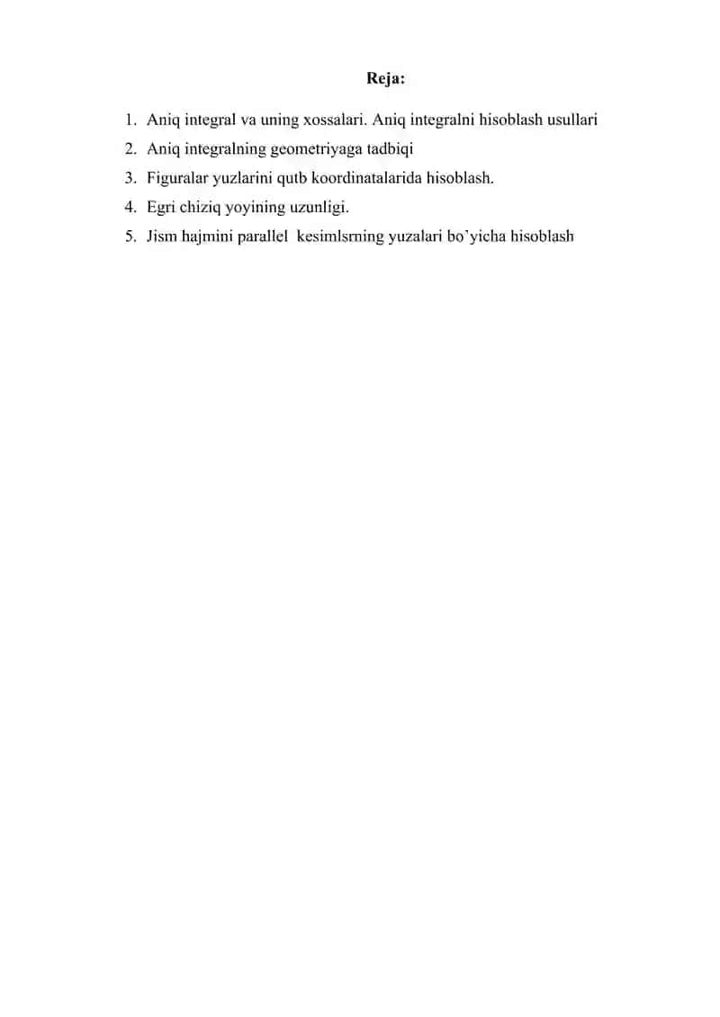 Tekislikda koordinatalar metodi 4