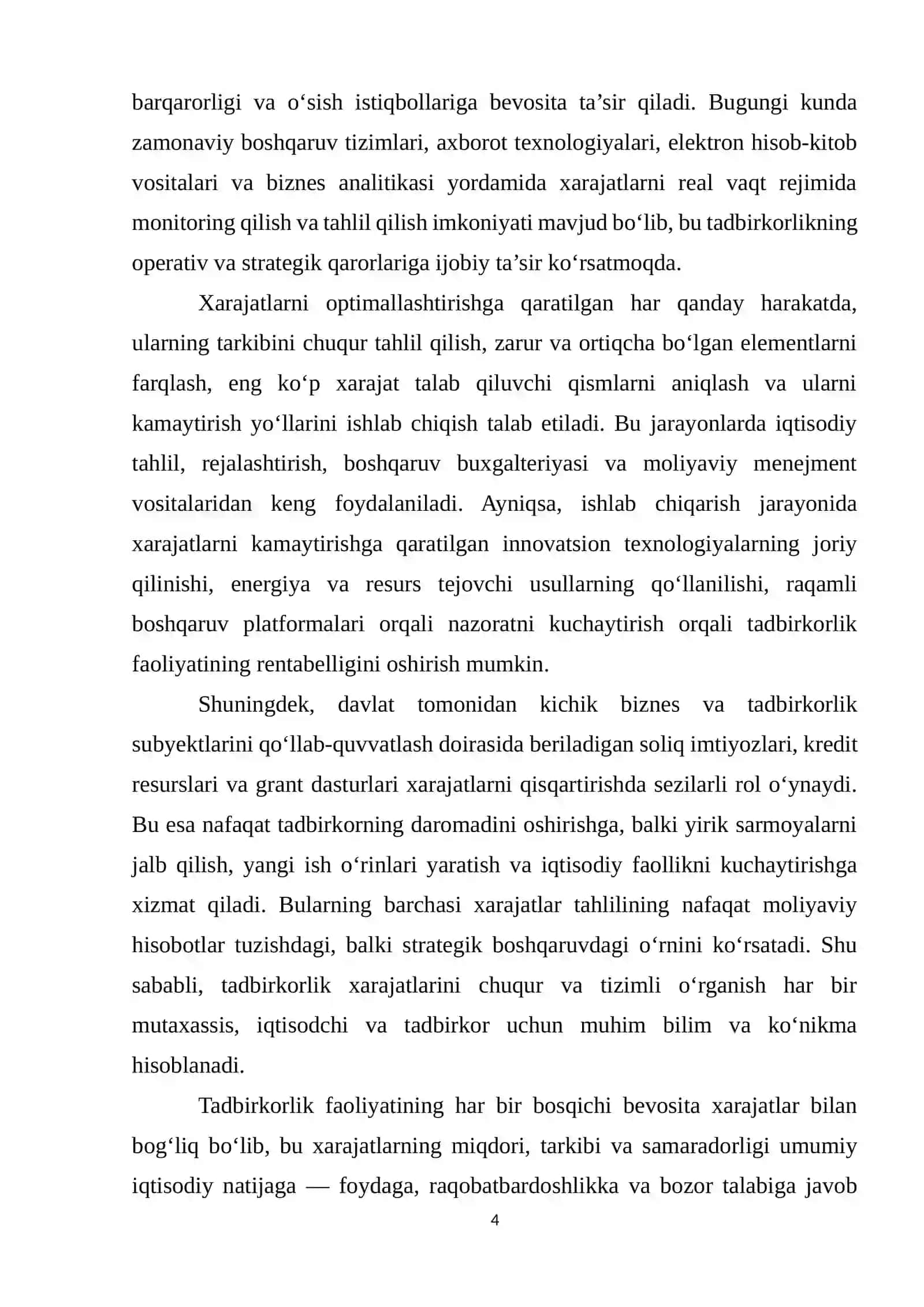 TADBIRKORLIK XARAJATLARI 4