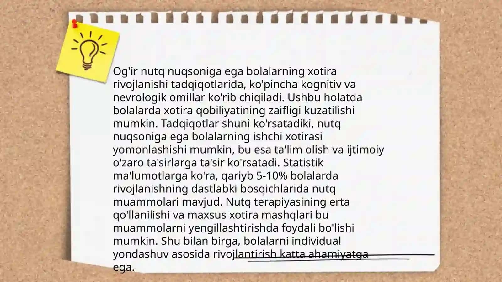 Og'ir nutq nuqsoniga ega bolalarning bilish jarayonlari 4