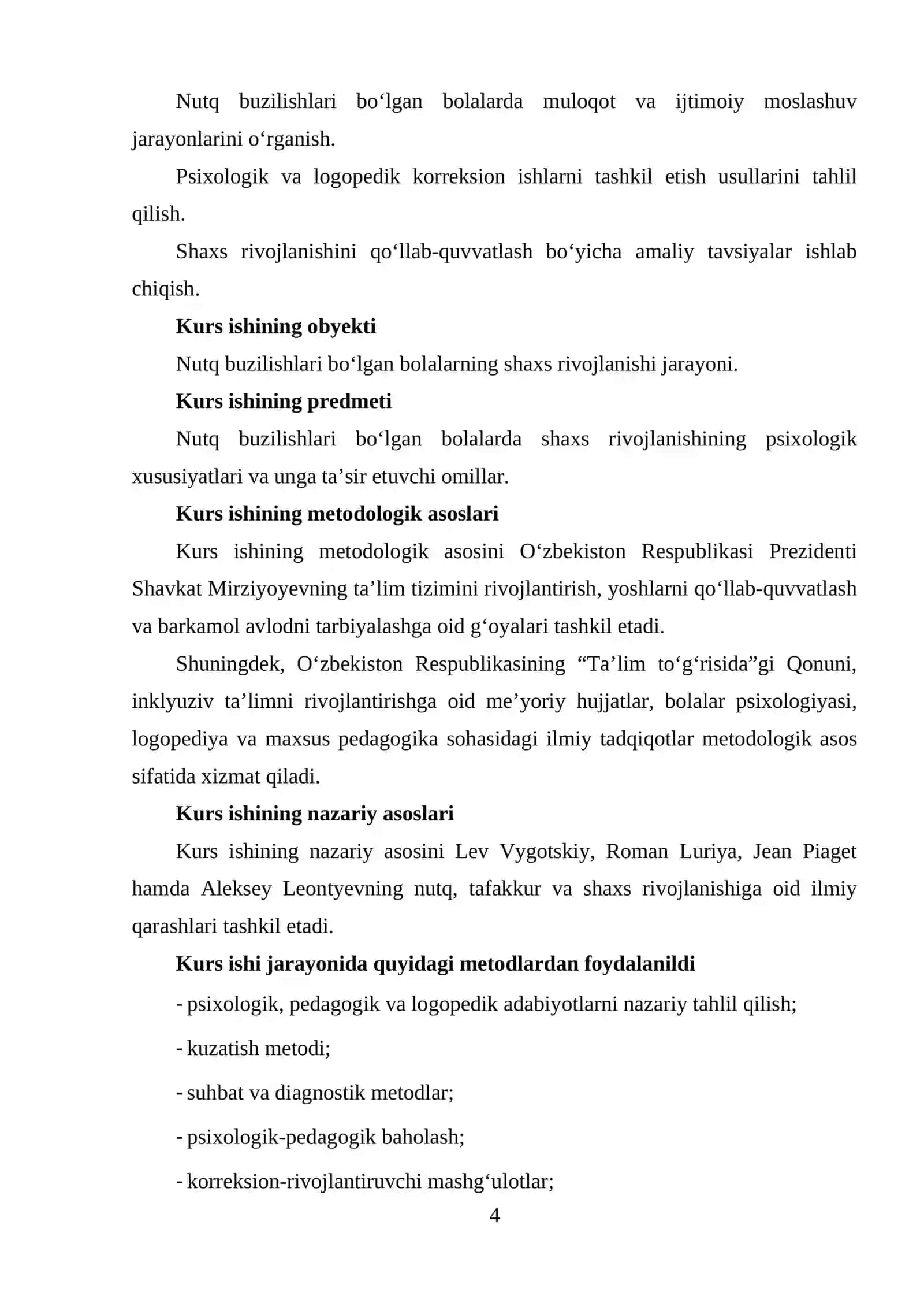 Nutq buzilishlari bo‘lgan bolalarda shaxs rivojlanishi 4