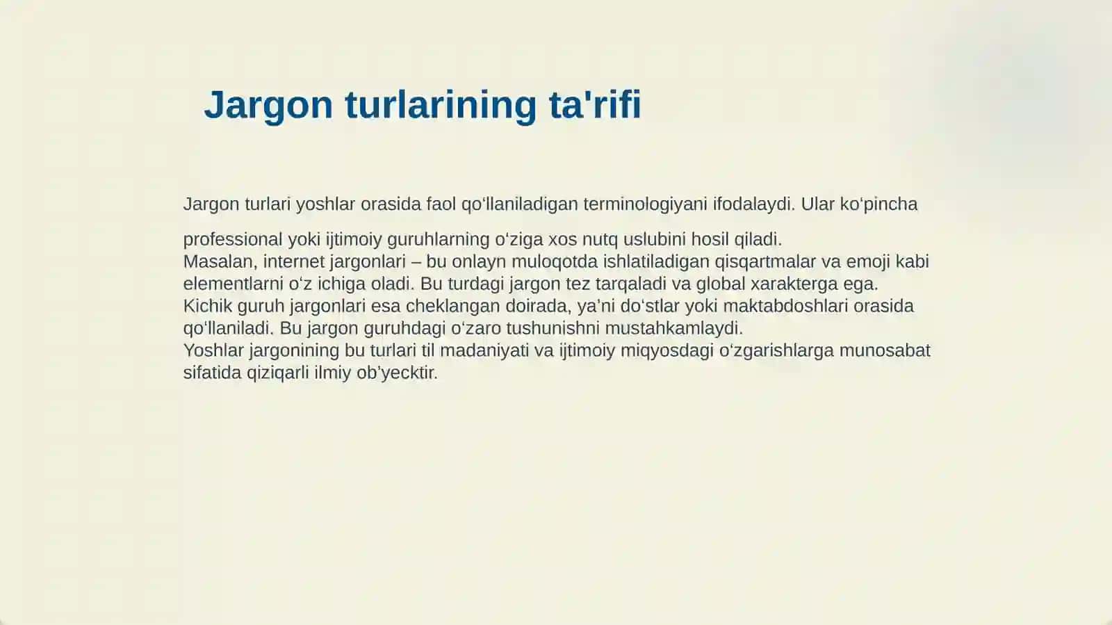 INGLIZ TILIDAN O'ZBEK TILIGA YOSHLAR 4