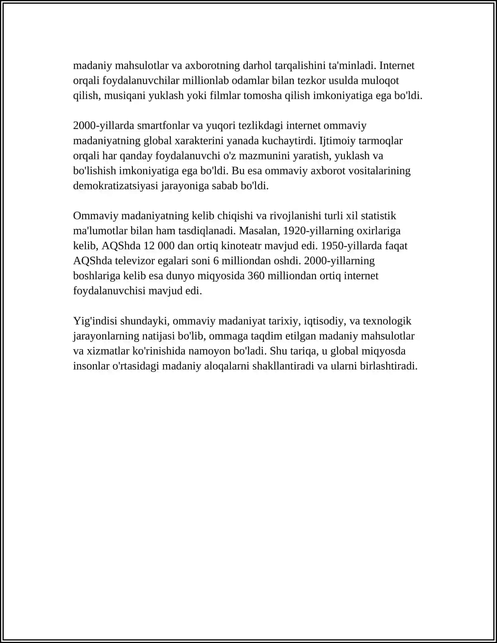 OMMAVIY MADANIYATNING SHAKLLANISH TARIXI VA UNING TURLARI 4