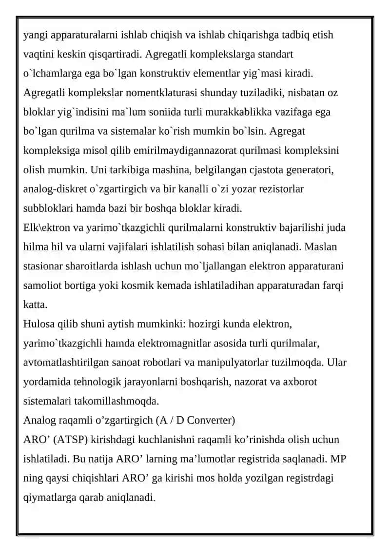 Integral mikrosxema (IMS) 4