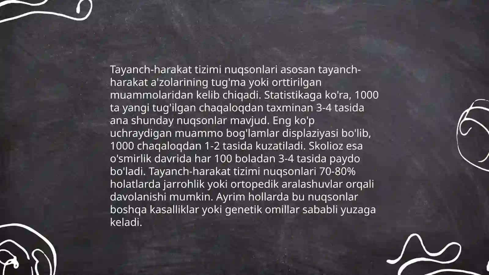 Sensor, tayanch-harakat, intellekt va nutq buzilishlari qo‘shilib kelgan mujassam nuqsonli bolalar. Murodullayeva Shaxnoza 4