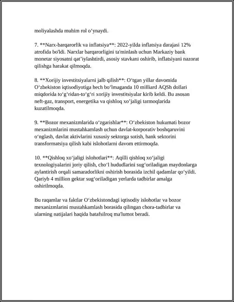 YANGI O'ZBEKISTON: YANGILANISH VA TARAQQIYOT OMILLARI 4