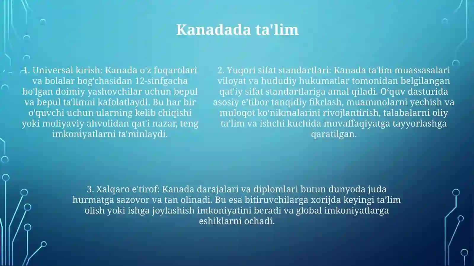 Iqtisodi Rivojlangan Davlatlarda Ta'Lim Tizimi 4