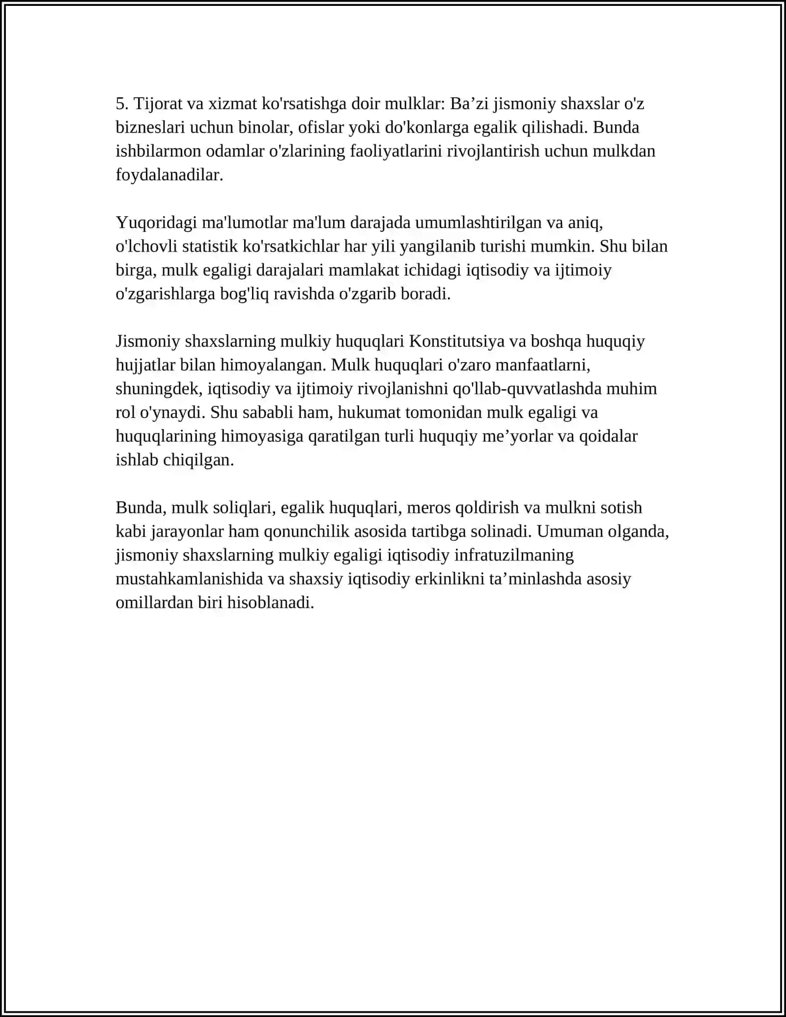 JISMONIY SHAXSLARNING MOLMULKIDAN OLINADIGAN SOLIQNI XISOBLASH VA BUDJETNI UTKAZISH TARTIBI 4