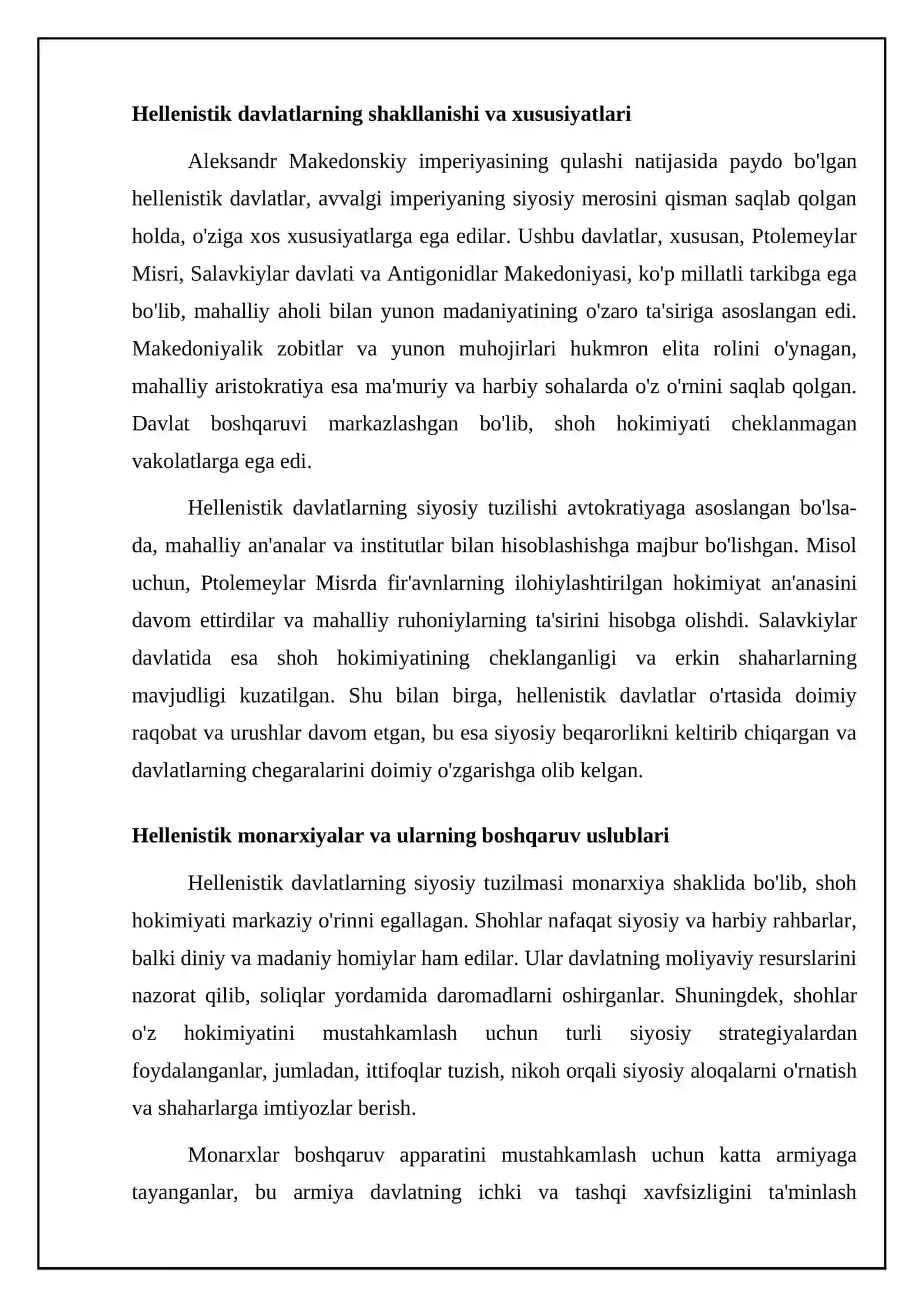 Ellinistik davlatlar va ellinistik madaniyat 4