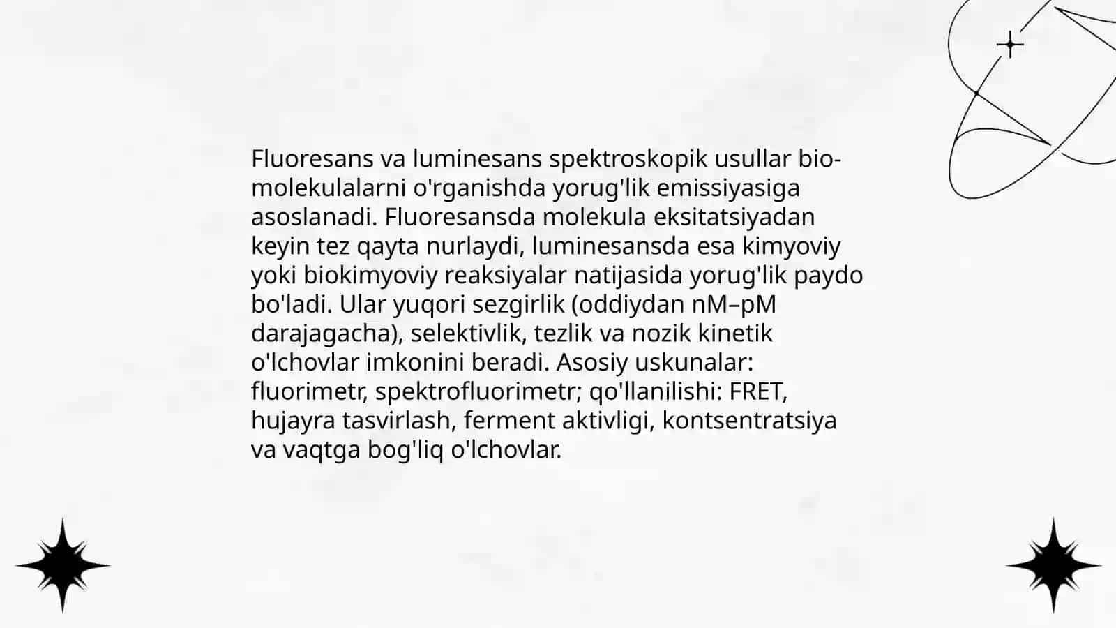 Biokimyoviy tadqiqotlar usullari 4