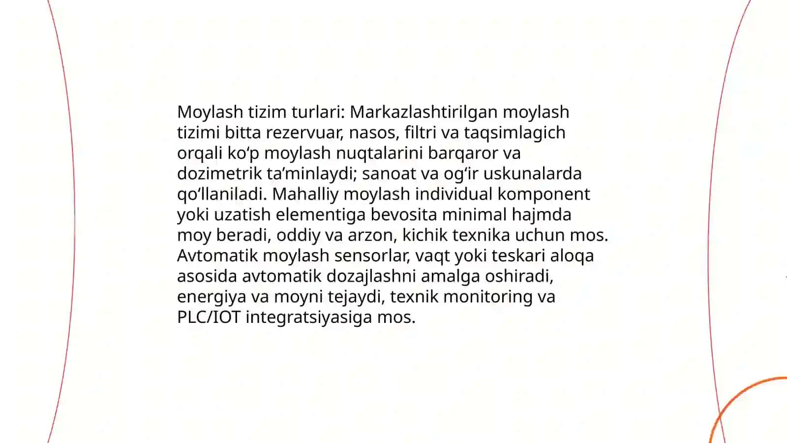 Moylash tizimi 4