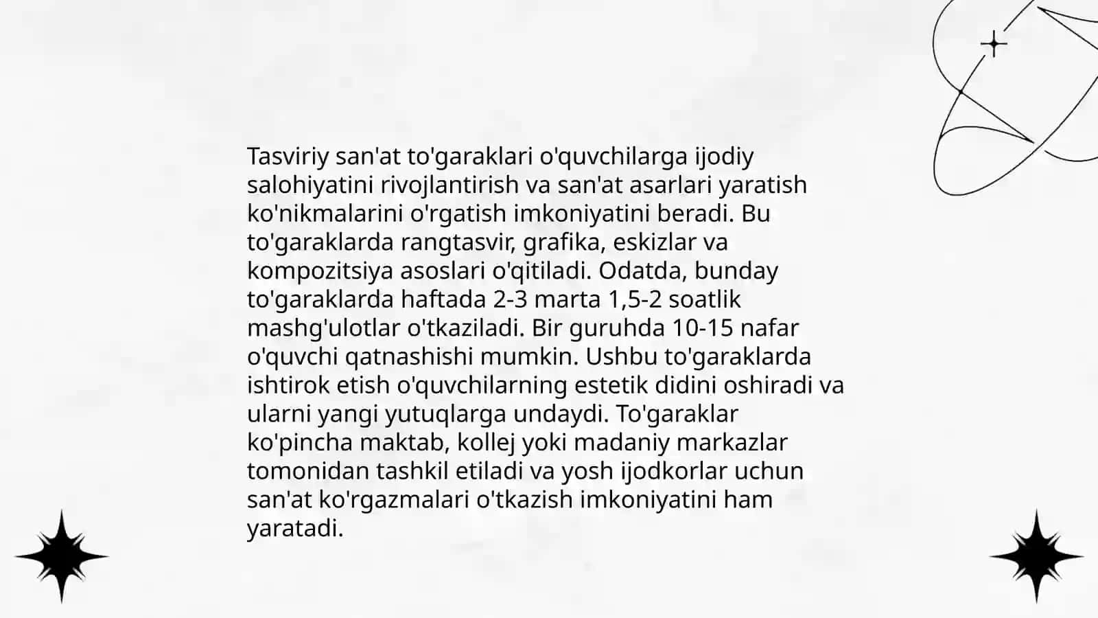 Musiqiy tarbiya to'garagi 4
