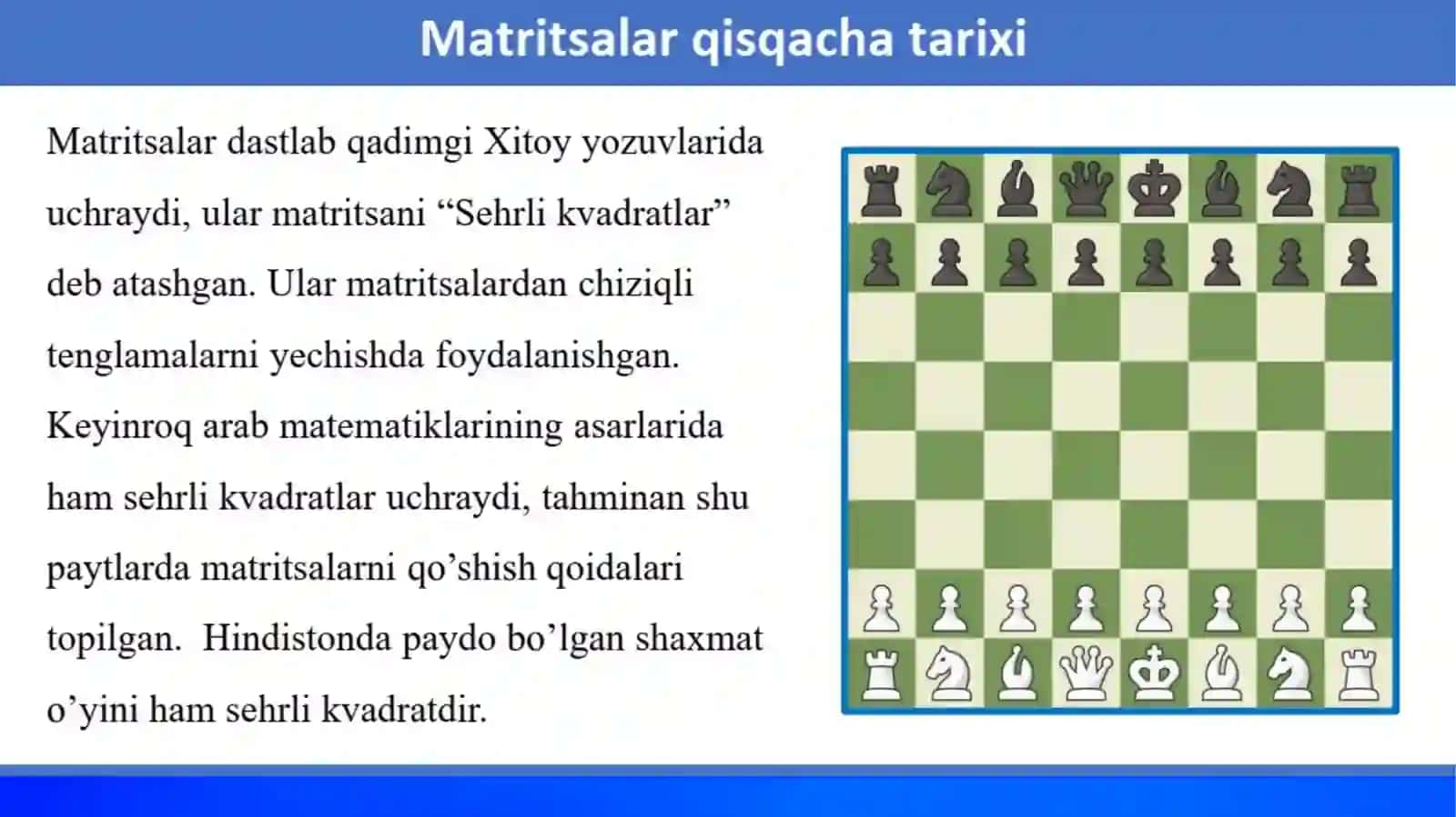 MA’RUZA. Matritsalar algebrasi. f.-m.f.n. dost 4