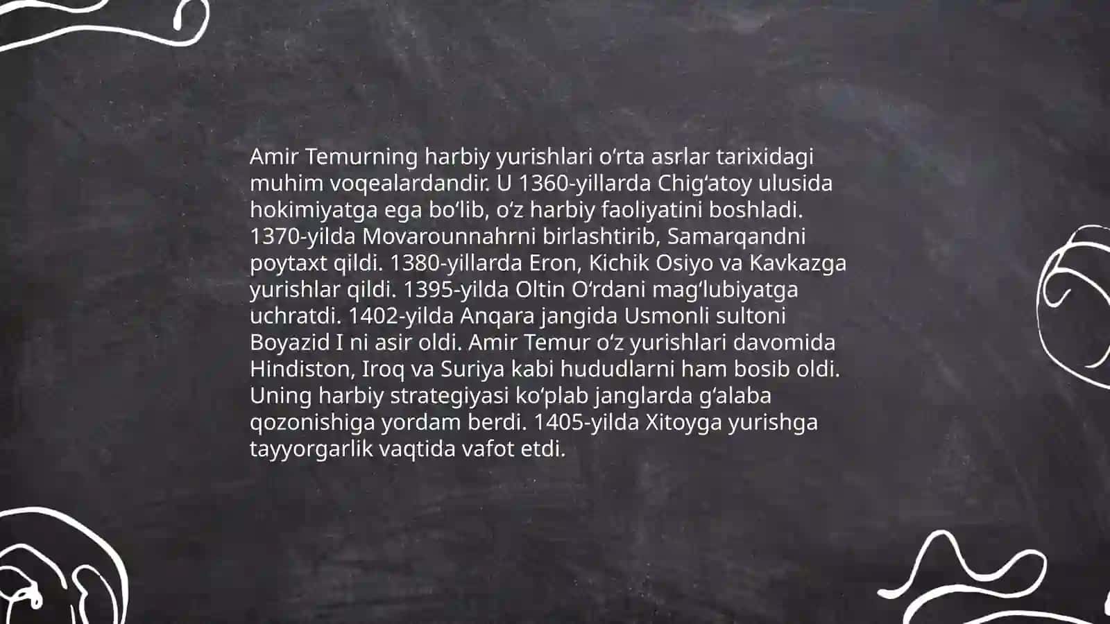 Amir Temur hayoti 4