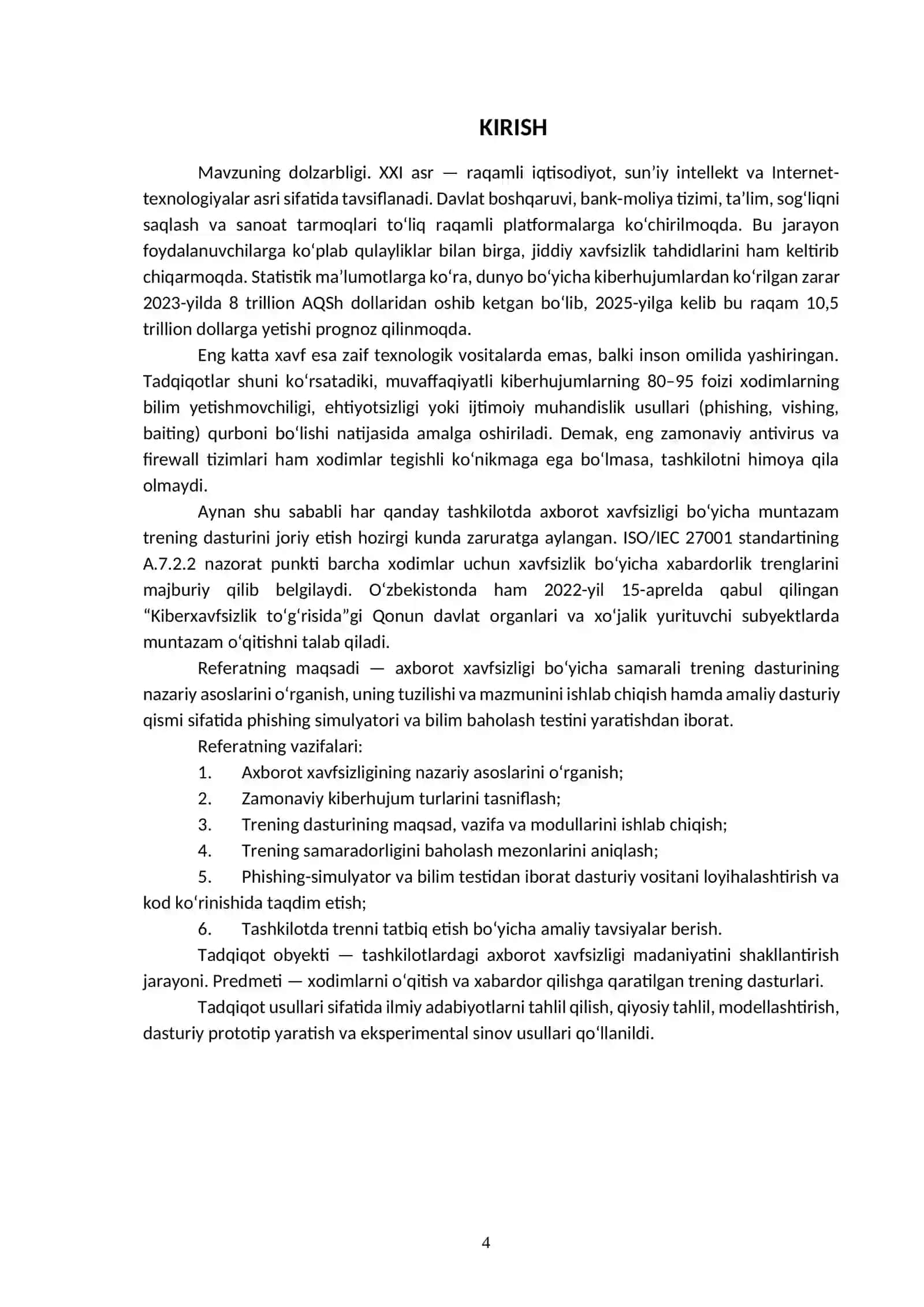 Axborot xavfsizligi bo‘yicha trening dasturi 4