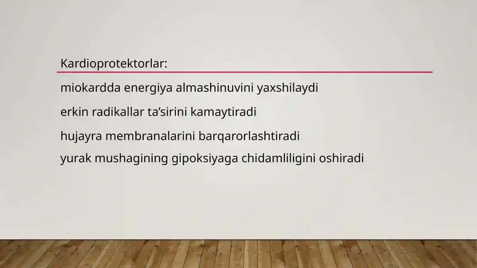Kardiopritektorlar va Metabotrop Vositalar 4