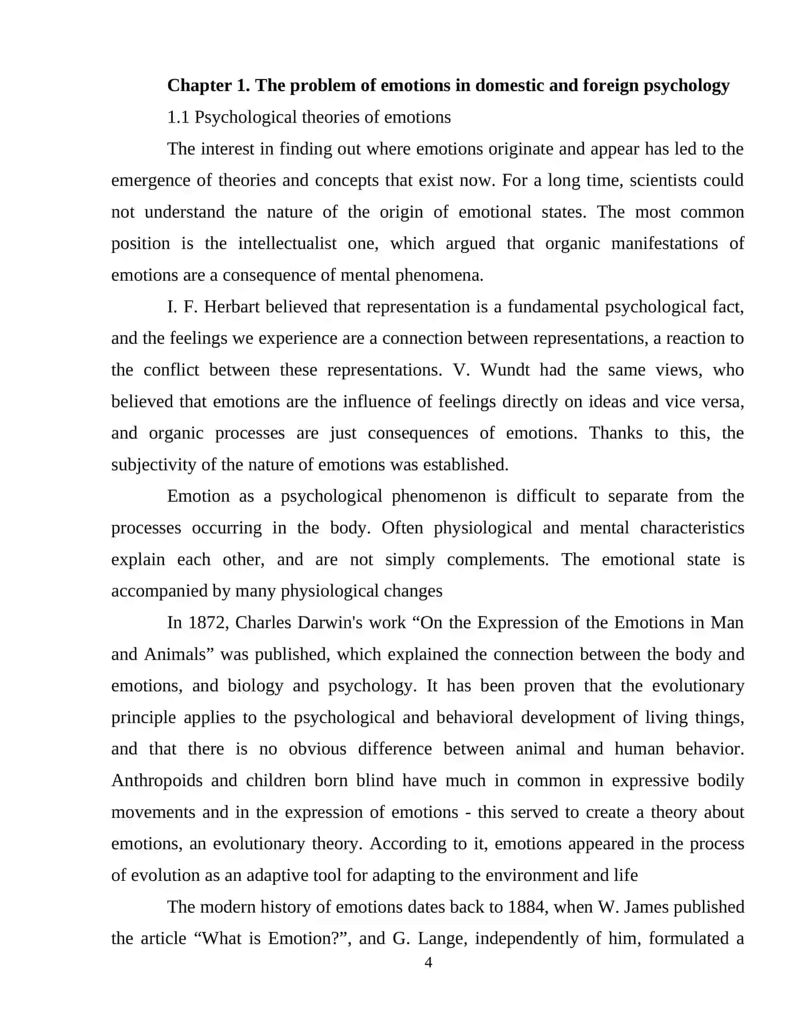 EMOTIONS: CROSS-CULTURAL VARIATIONS 4