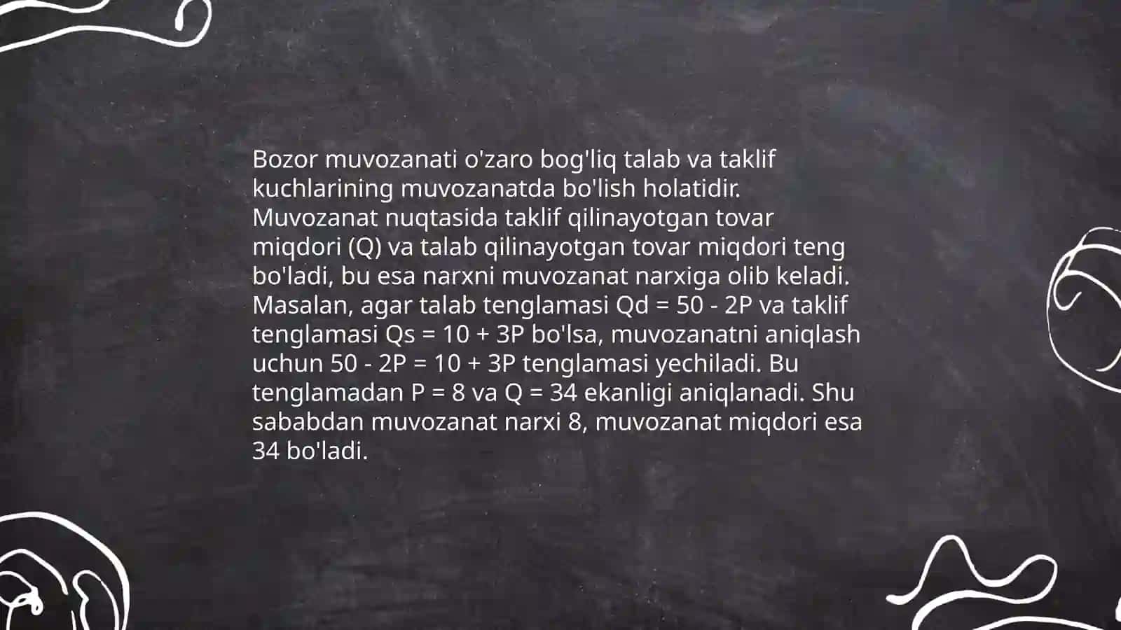 Talab va taklif nazariyasi 4