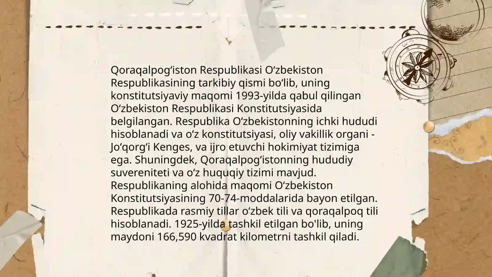 Mustaqillik yillarida suveren Qoraqalpog'iston respublikasining siyosiy satsial-ekonomikaliq va madaniy rivojlanishi 4