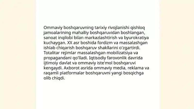 Ommaviy boshqaruvning asosiy shakllari 4