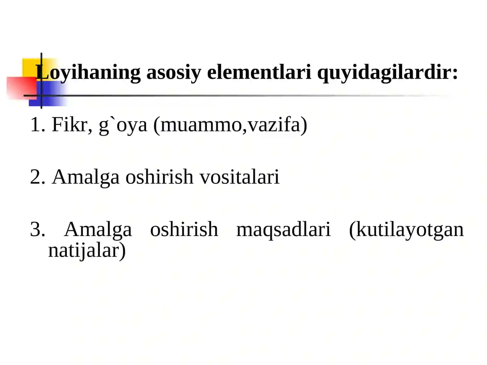 INVESTITSIYALОYIHALARITAHLILI KОNTSЕPTSIYASI 4