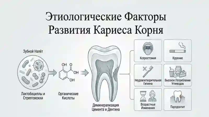 Кариес корней. Диагноз.
Лечение. 4