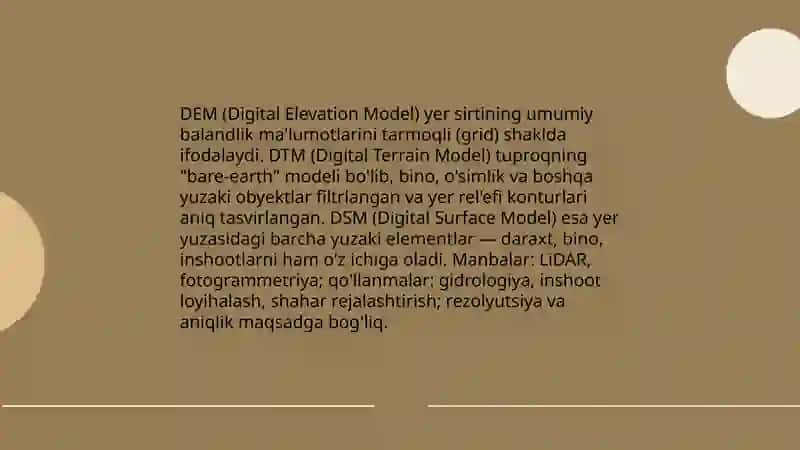 Joy relefini raqamli modeli 4