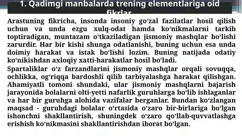 Rossiyada trening guruhlarining rivojlanishi 4