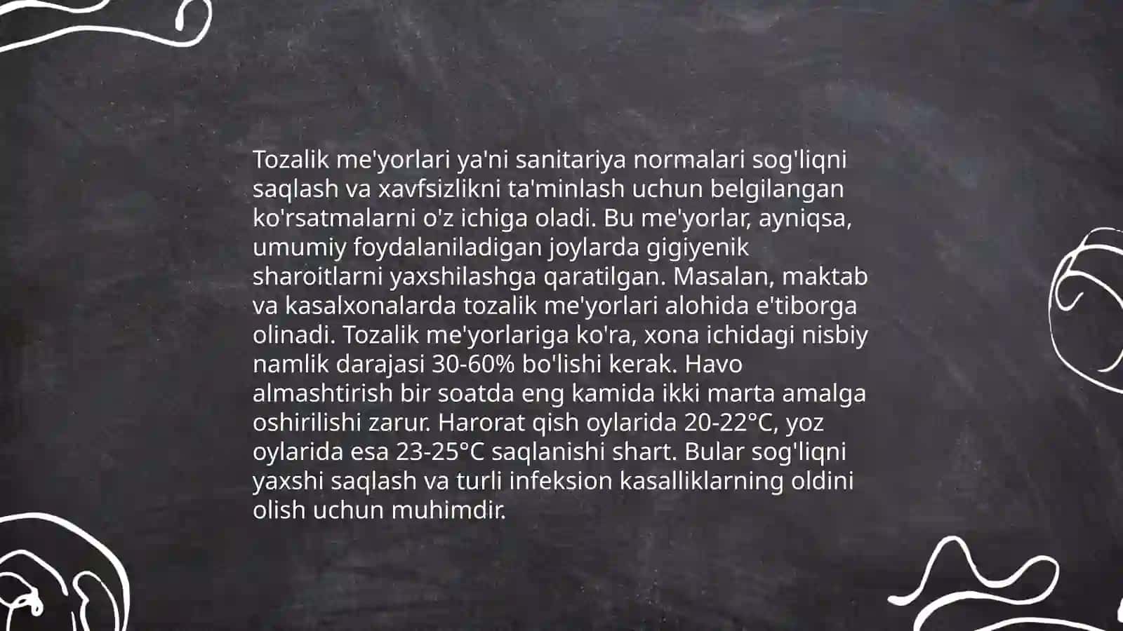 Kun tartibini gigiyenik baholash 4