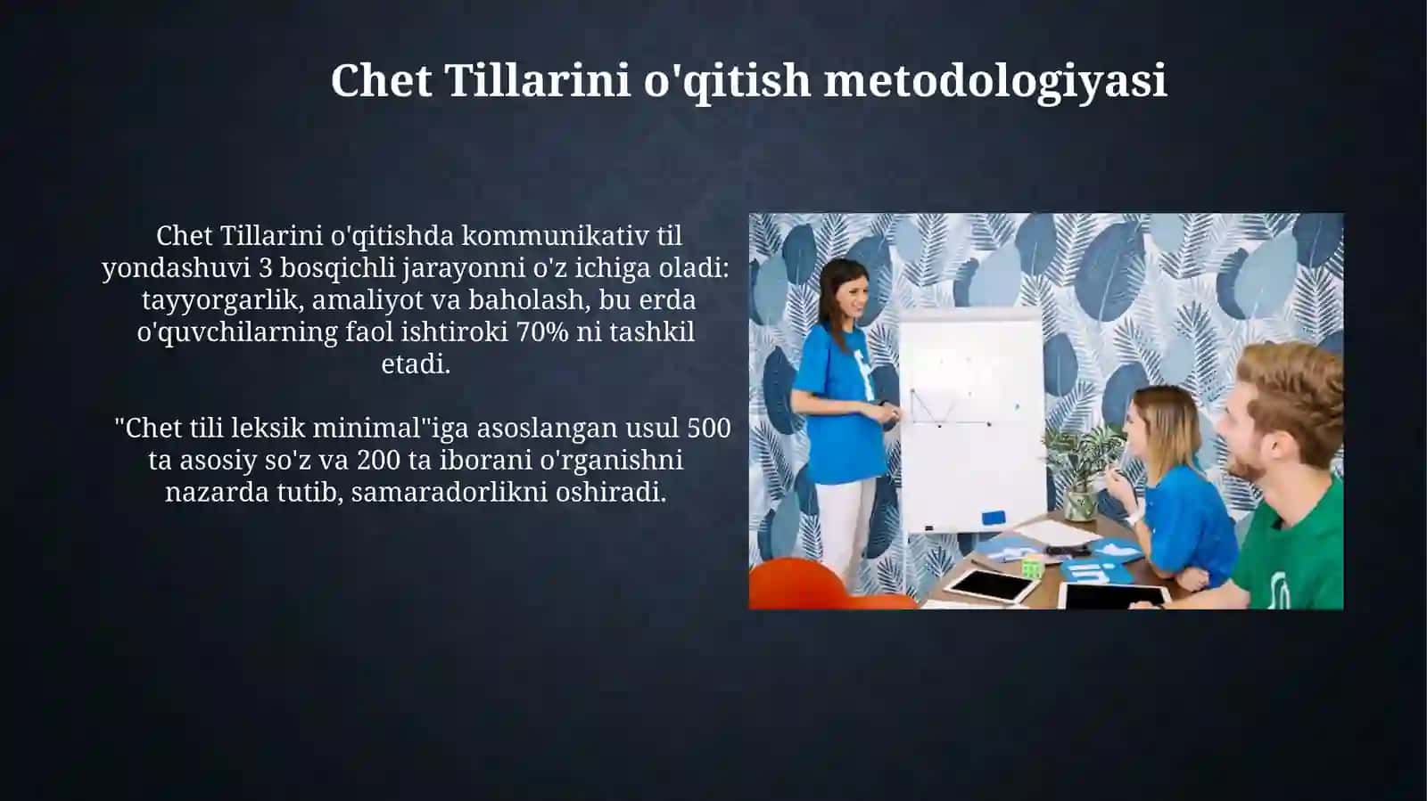 Chet Tillarini O'qitish Metodlari 4
