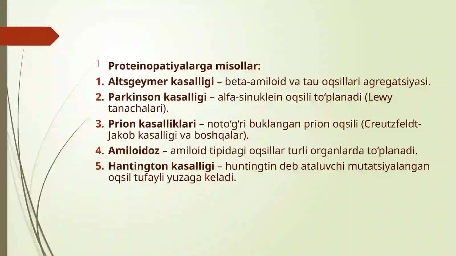 PROTEINOPATIYALAR 4