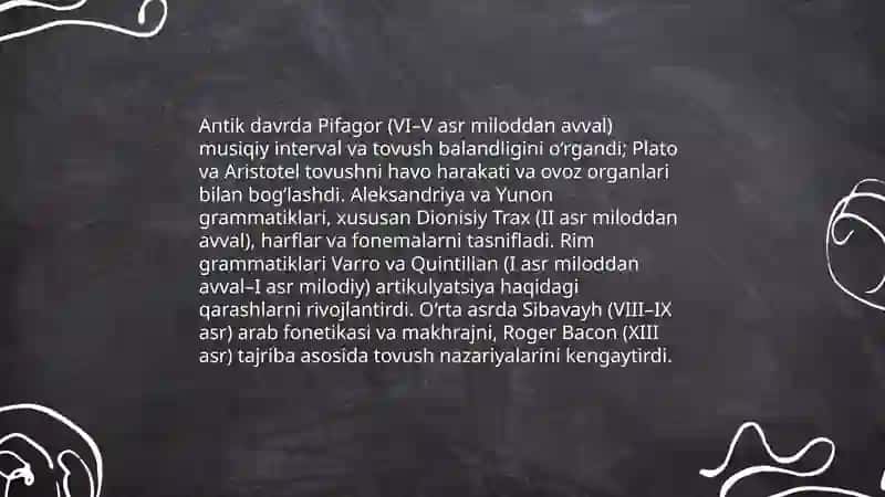Fonetika va fonetik birliklarga doir nazariya tarixi 4