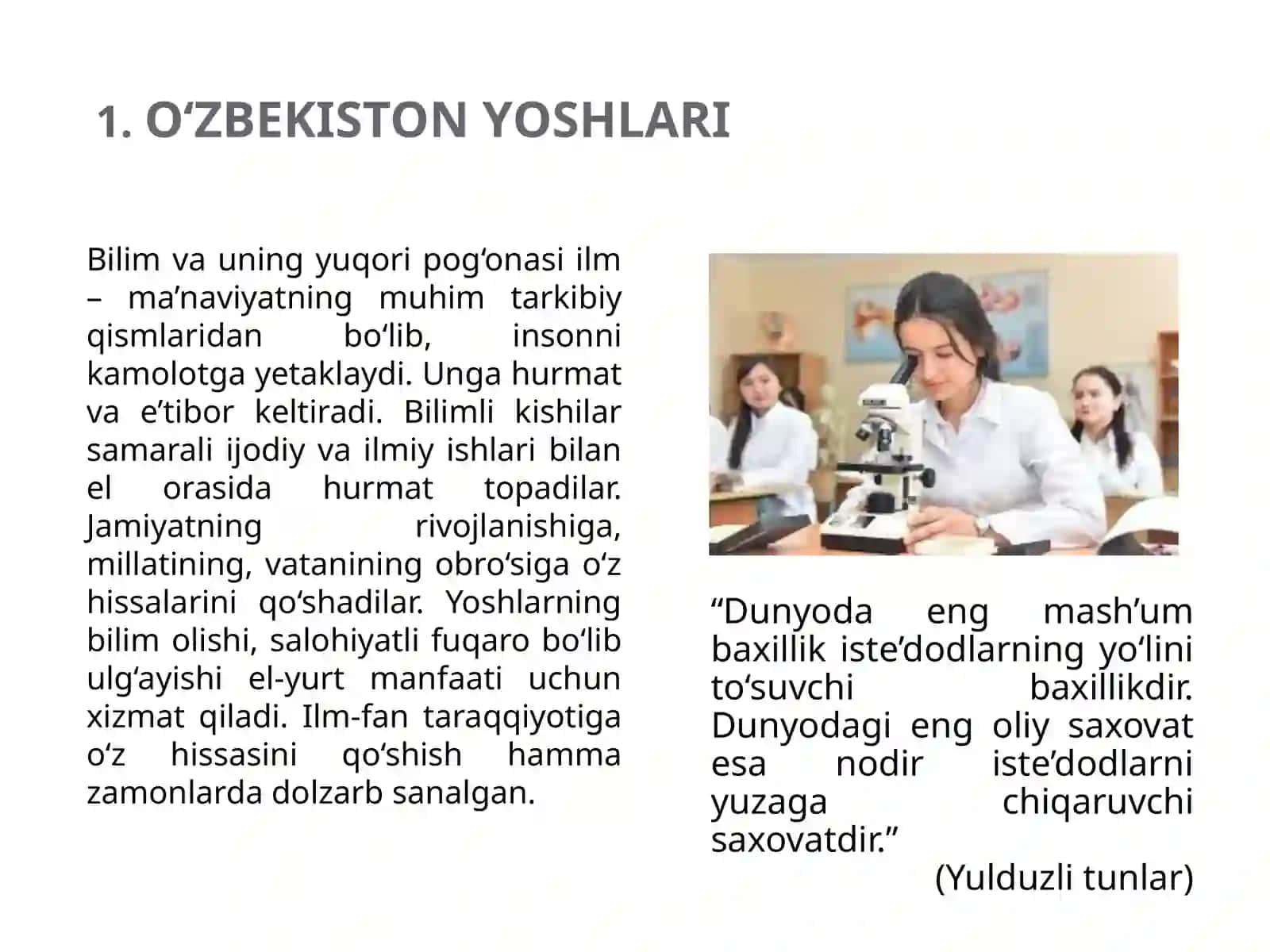 Kelajak - bilimli yoshlar qolida 4