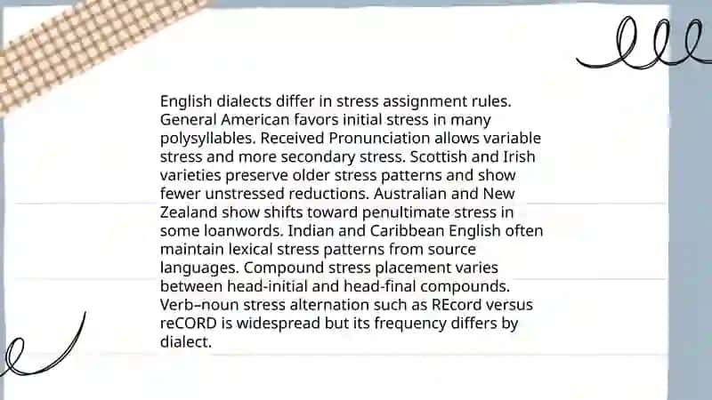 Comparative Typology of Word Stress and Intonation 4