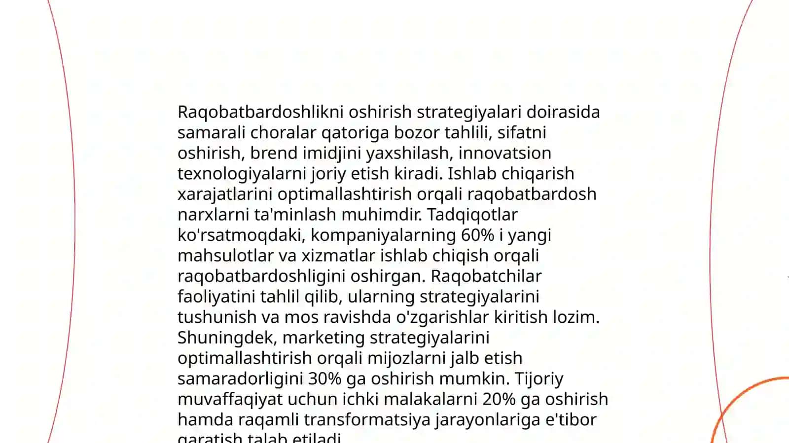 Sanoatda raqobatbardoshlik va uni boshqarish 4