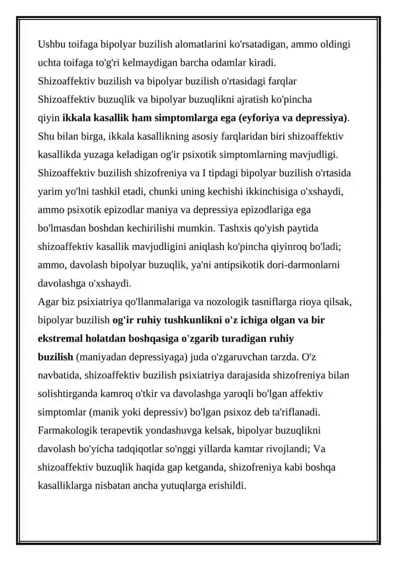 Shizoaffektiv buzilish 4