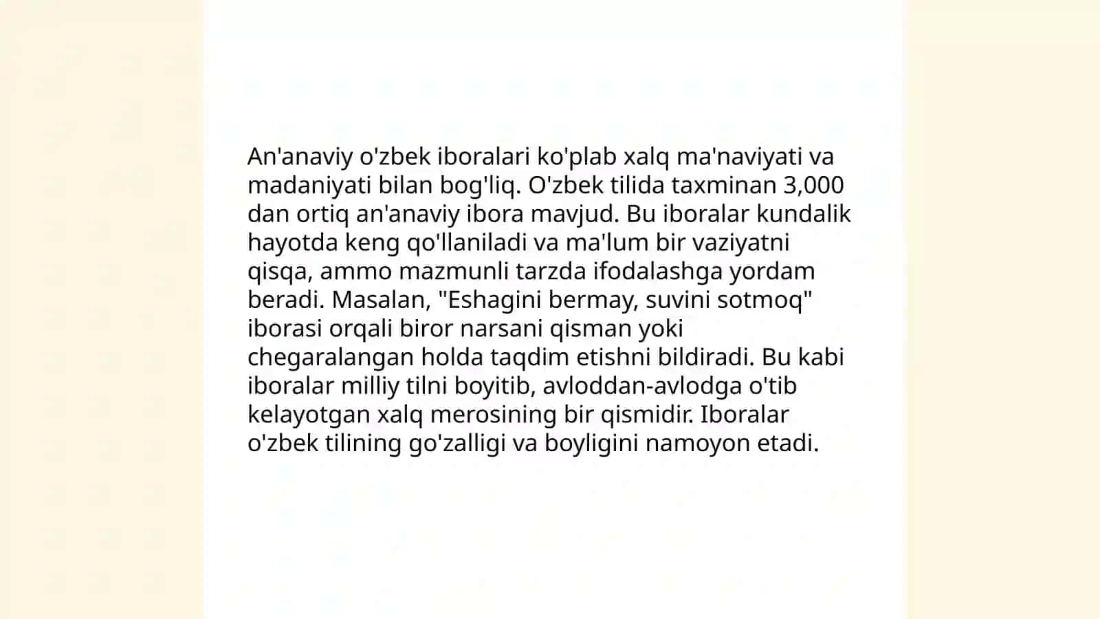O'zbek tilida iboralar 4