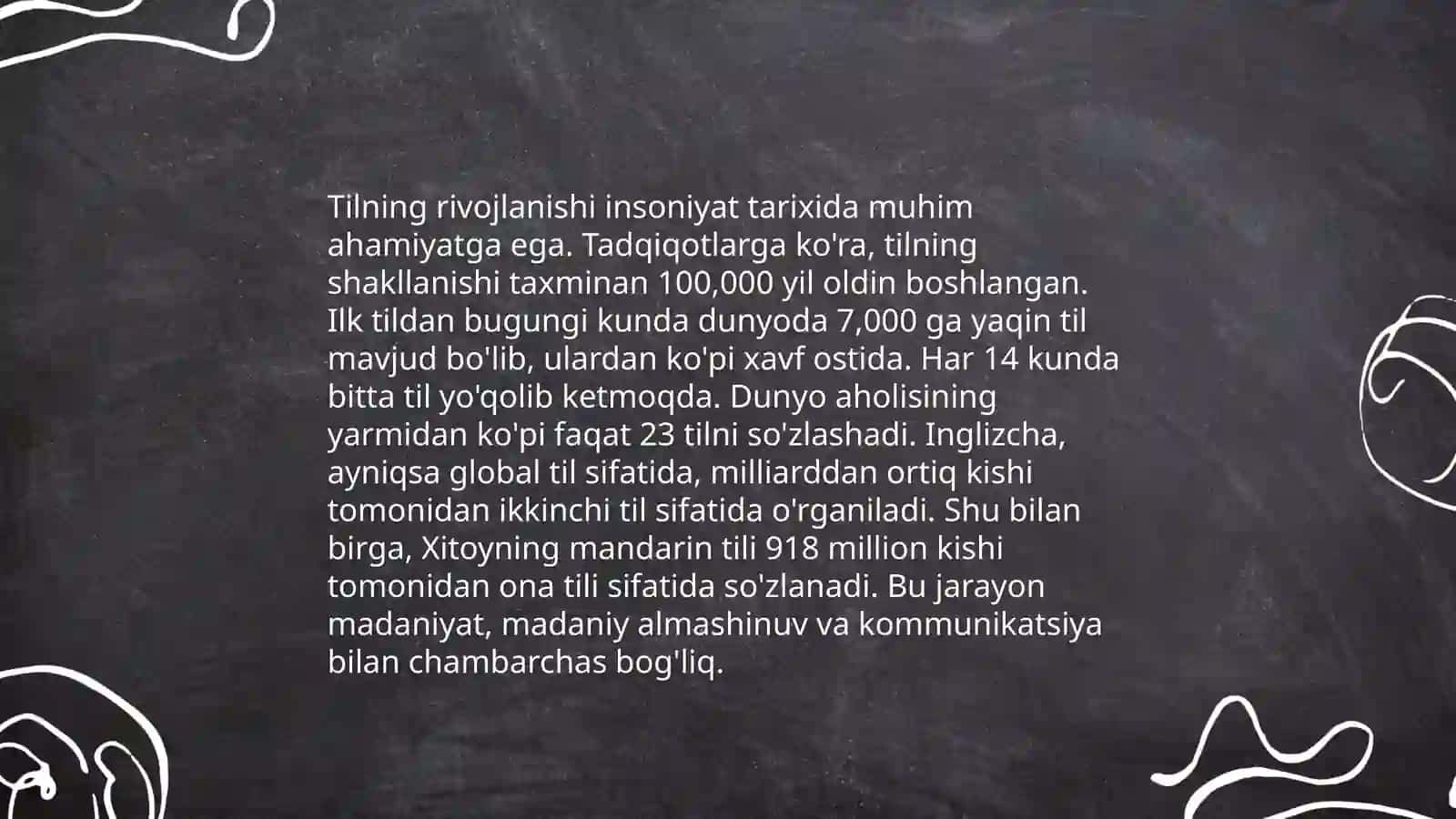 Til sathlari va ularning birliklari 4